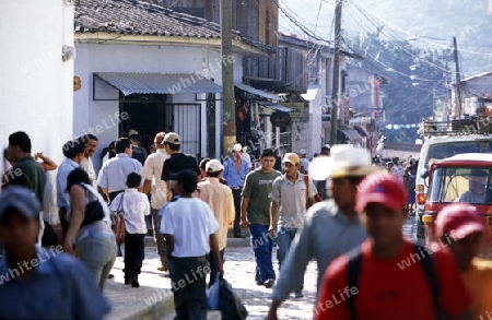 the old town of the city Copan in Honduras in Central America,