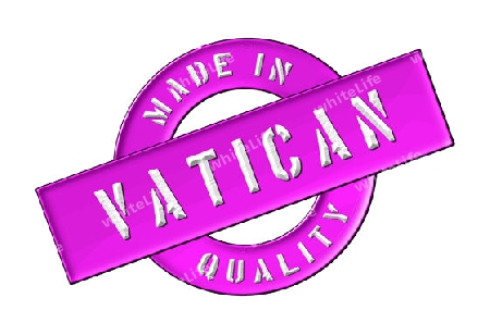 Made in Vatican - Quality seal for your website, web, presentation