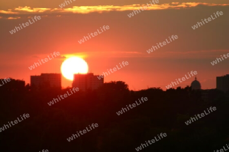 Sonnenuntergang in Potsdam