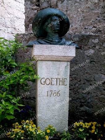 Goethe Denkmal in Italien