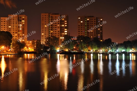 Potsdam Havelbucht bei Nacht