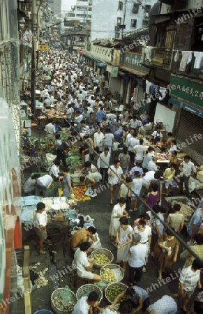 a market in the old town in the City of Shanghai in china in east asia. 