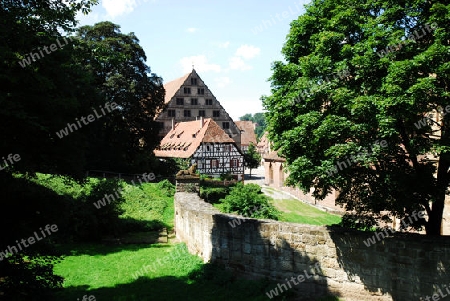 Fachwerkh?user in der Klosteranlage Maulbronn