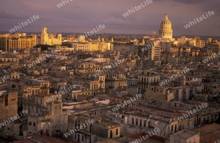 the capitolio National in the city of Havana on Cuba in the caribbean sea.