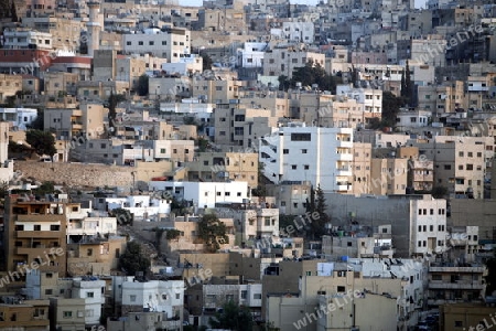 The City Centre of the City Amman in Jordan in the middle east.