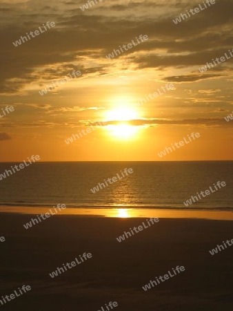 sunset in broome