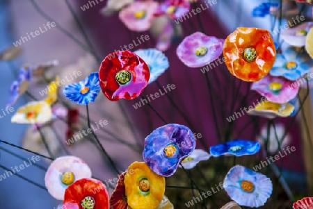 Colorful Ceramic Flowers