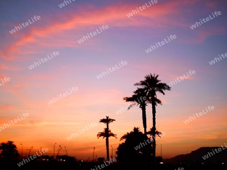 Sonnenuntergang Luxor