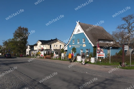 Ostseebad Ahrenhoop, Ortsansicht, Fischland, Deutschland