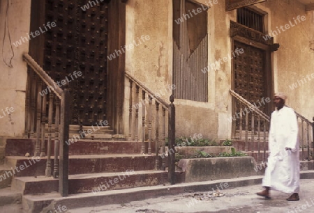 Die Altstadt von Stone Town  oder Zanzibar Town der Hauptstadt der Insel Sansibar im Indischen Ozean in Tansania in Ostafrika.. 