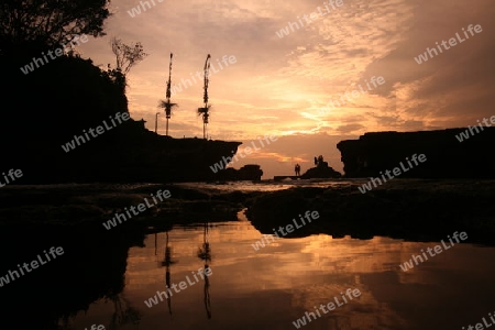 Asien, Suedost, Indonesien, Bali, Insel, Tempel, Pura Tanah Lot, Landschaft,   (Urs Flueeler) 