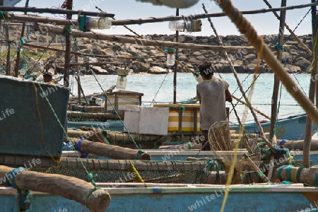 Fischer in Galle - Sri Lanka