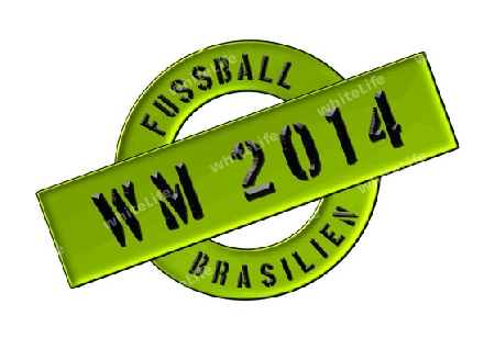 Illustration of the World Cup 2014 in Brazil as Banner for your presentation, website, inviting...