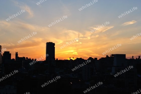 Sonnenuntergang ?ber Soho New York