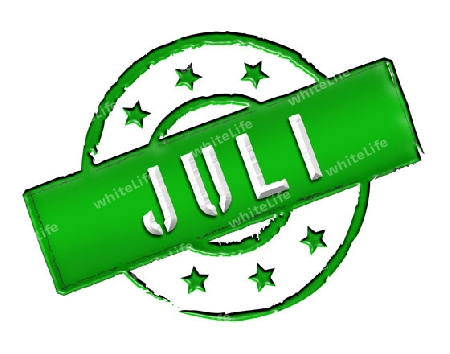 Sign, symbol, stamp or icon for your presentation, for websites and many more named JULI