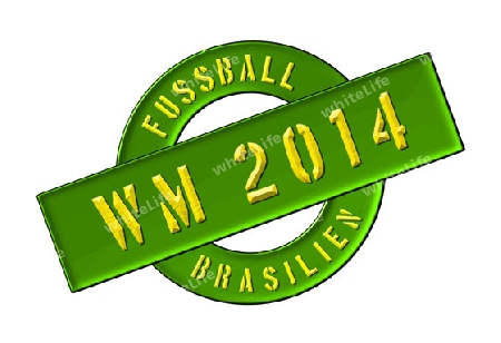 Illustration of the World Cup 2014 in Brazil as Banner for your presentation, website, inviting...