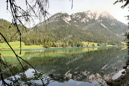 Spiegelung am Hintersteiner See