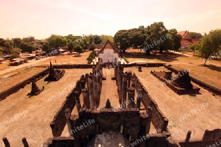 Der Wat Phra Si Ratana Mahathat im Si Satchanalai-Chaliang Historical Park rund 50 Km von Sukhothai in der Provinz Sukhothai im Norden von Thailand in Suedostasien.