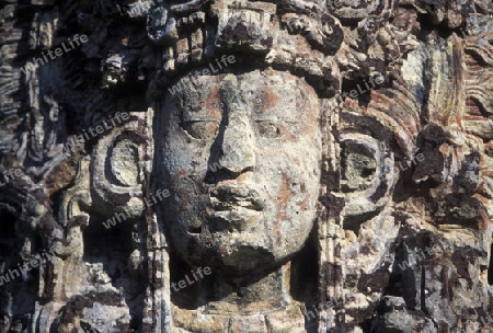 The Ruins of Copan in Honduras in Central America,