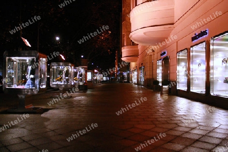 kurf?rstendamm in berlin bei nacht