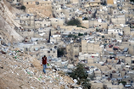 Asien, Naher Osten, Syrien, Damaskus,   Sicht ueber die Grossstadt von Damaskus der Hauptstadt von Syrien. 