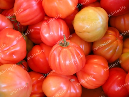 Frische Tomaten als Hintergrund