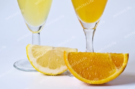 Orangensaft und Zitronensaft