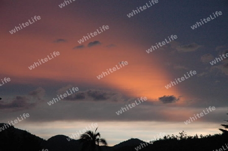 Sunset in Otavalo