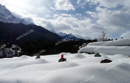 Friedhof im Winter