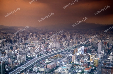 Die Hauptstadt Taipei im norden der Insel Taiwan.