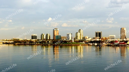 Skyline von Long Beach im Los Angeles County