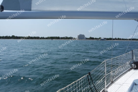 Segelyacht vor Timmendorfer Strand, Ostsee