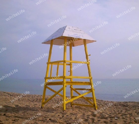 Rettungsturm am Strand