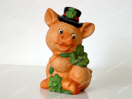 Piggy with shamrocks