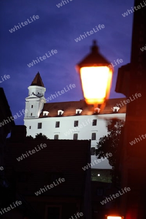 Europa, Osteuropa, Slowakei, Hauptstadt, Bratislava, Altstadt, Pressburg, Burg, Festung, Sommer,  