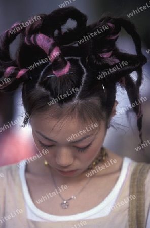 the revolucionary Rainbowkids in a squre in the City centre of Tokyo in Japan in Asia,



