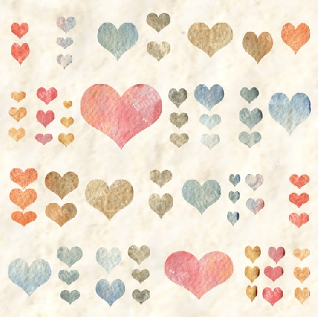 Background with hearts