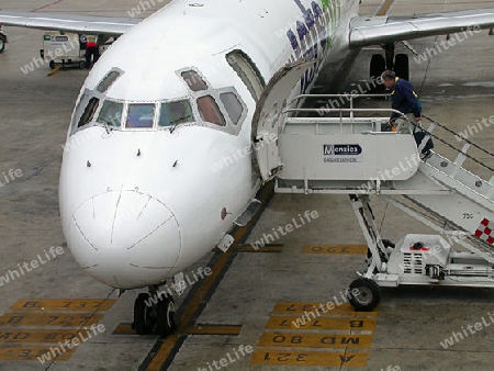 Boarding; Flugzeug