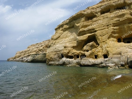 Felsen von Matala. Kreta