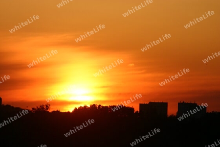 Sonnenuntergang in Potsdam