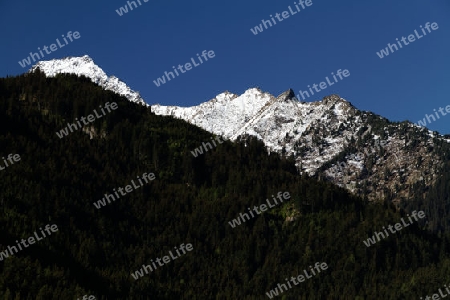 Eingang zum Stilluptal, Mayrhofen, Zillertal, Oesterreich