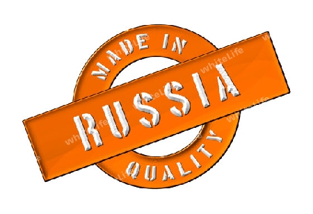 Made in Russia - Quality seal for your website, web, presentation