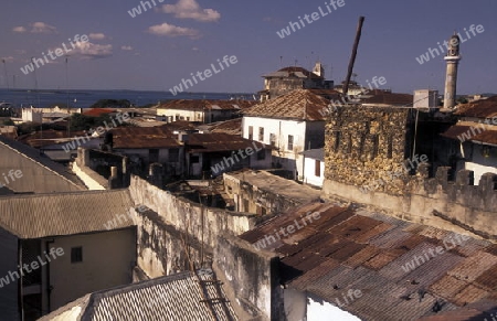 Die Altstadt von Stone Town  oder Zanzibar Town der Hauptstadt der Insel Sansibar im Indischen Ozean in Tansania in Ostafrika.. 