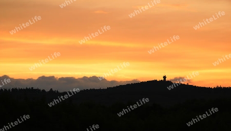 Abendstimmung im Westerwald