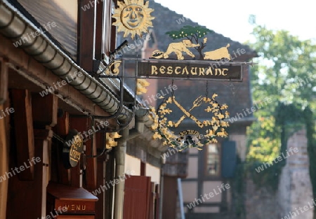  the Village of Turckheim in the province of Alsace in France in Europe