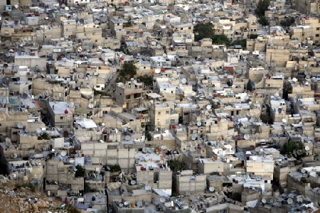 Asien, Naher Osten, Syrien, Damaskus,   Sicht ueber die Grossstadt von Damaskus der Hauptstadt von Syrien. 