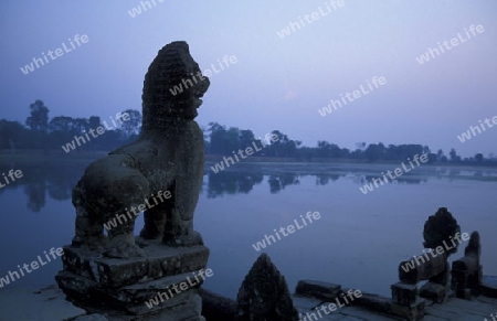 the landscape at the Prei Prasat temple in Angkor at the town of siem riep in cambodia in southeastasia. 