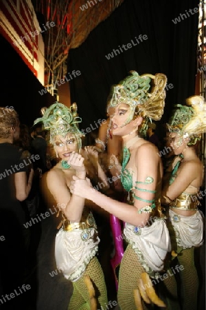 the carneval in the city of Las Palmas on the Island Gran Canary on the Canary Island of Spain in the Atlantic Ocean. 