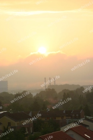 Sonnenuntergang in Potsdam