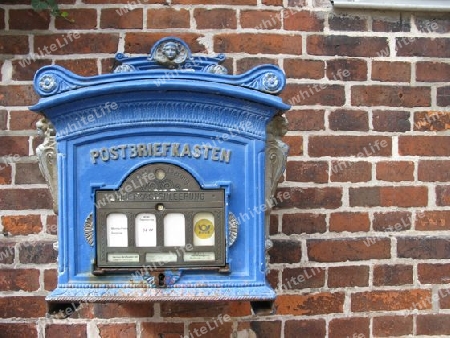 Nachbildung eines Jugendstil Briefkasten